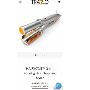 Instyler, combs and curls or straightens hair